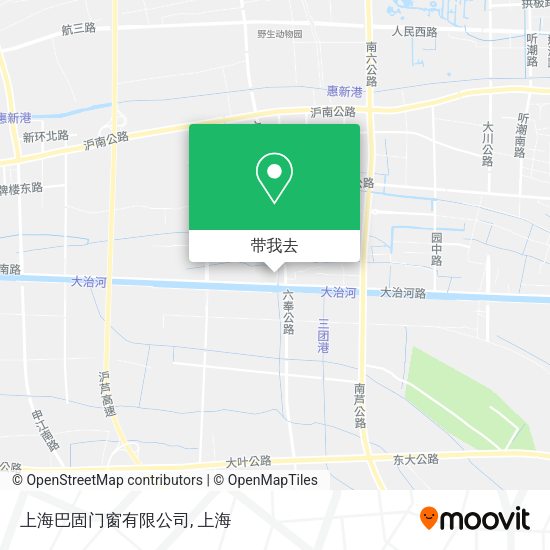 上海巴固门窗有限公司地图
