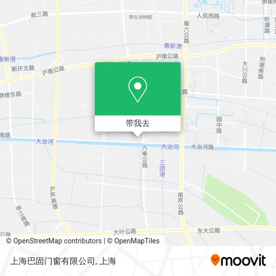 上海巴固门窗有限公司地图