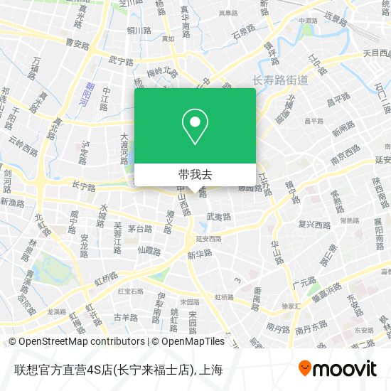 联想官方直营4S店(长宁来福士店)地图