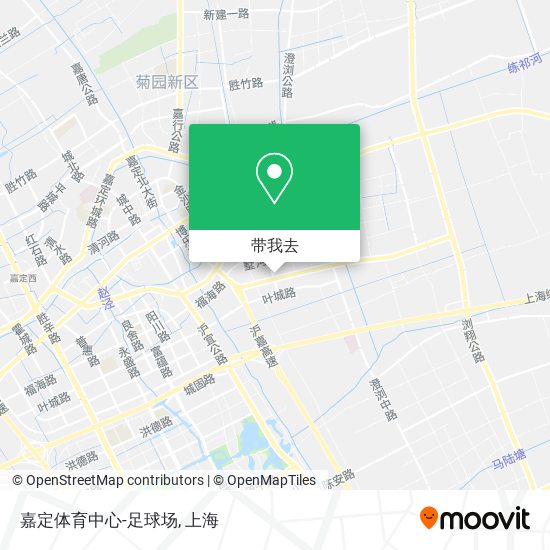 嘉定体育中心-足球场地图