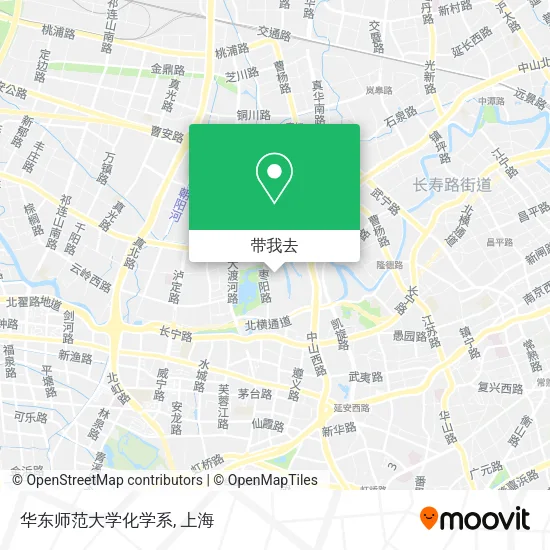 华东师范大学化学系地图