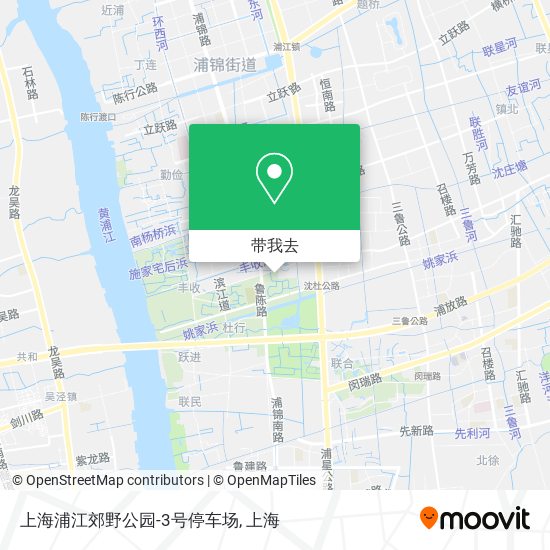 上海浦江郊野公园-3号停车场地图