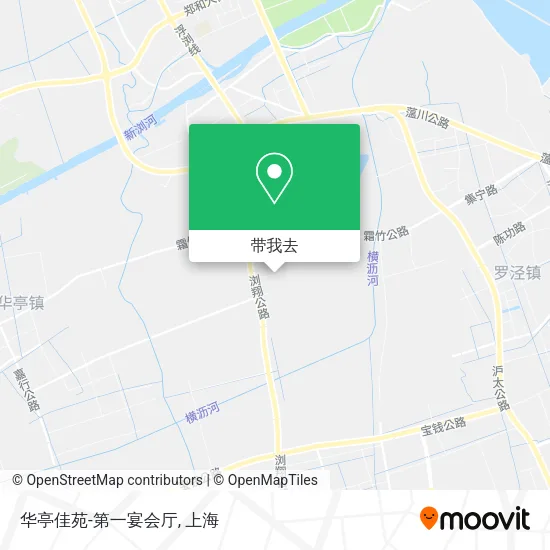 华亭佳苑-第一宴会厅地图