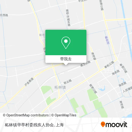 柘林镇华亭村委残疾人协会地图