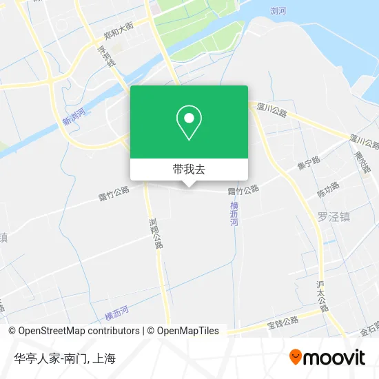 华亭人家-南门地图