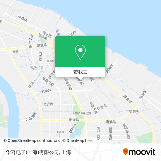 华容电子(上海)有限公司地图
