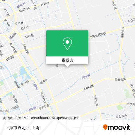 上海市嘉定区地图