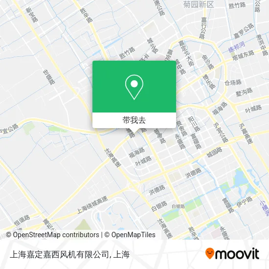 上海嘉定嘉西风机有限公司地图