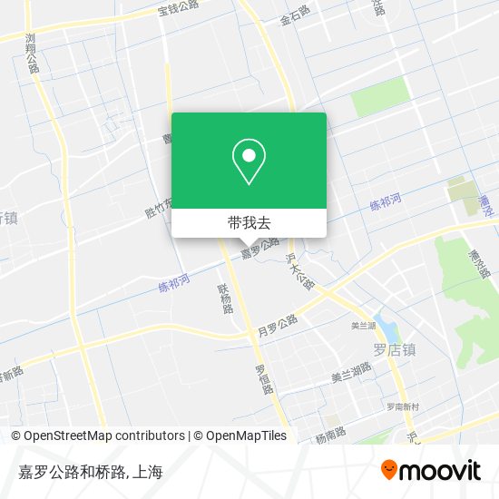 嘉罗公路和桥路地图