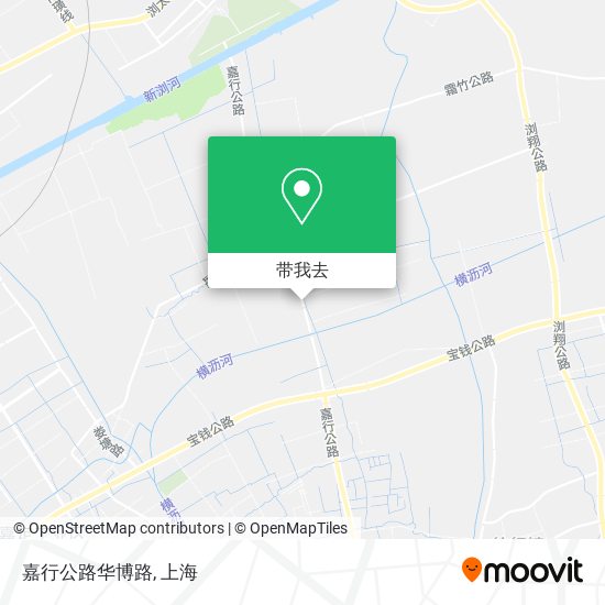 嘉行公路华博路地图