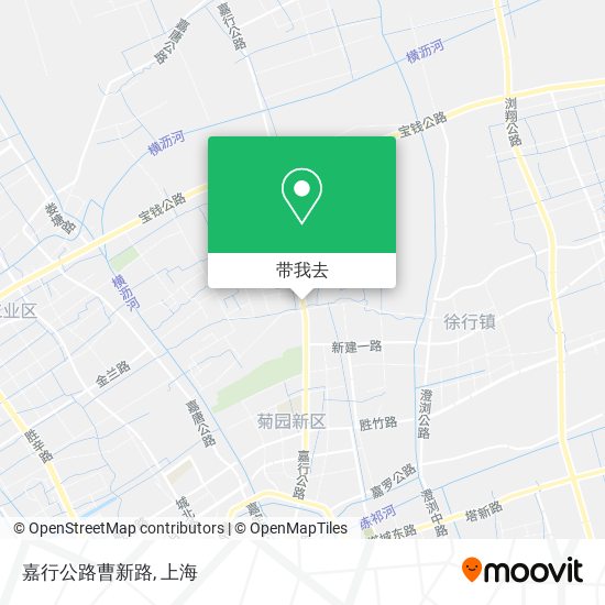 嘉行公路曹新路地图