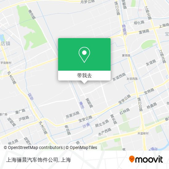 上海骊晨汽车饰件公司地图