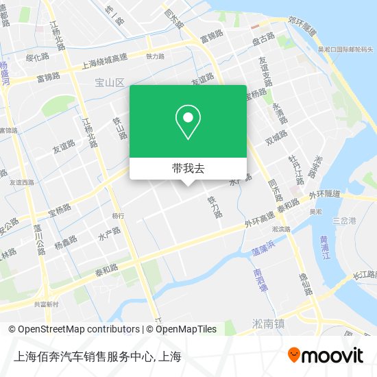 上海佰奔汽车销售服务中心地图