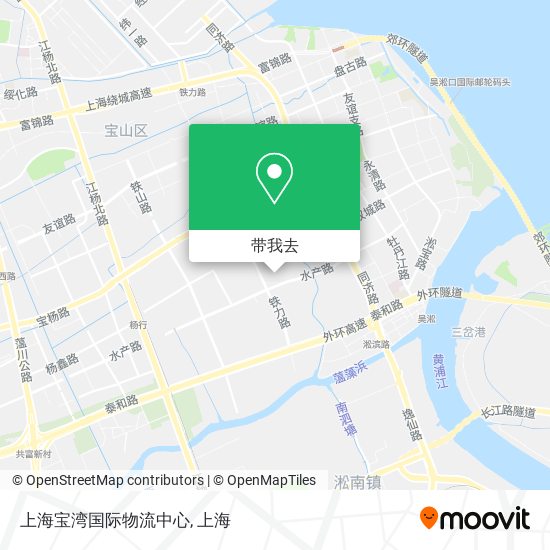 上海宝湾国际物流中心地图