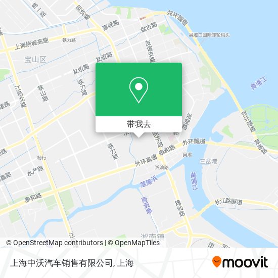 上海中沃汽车销售有限公司地图