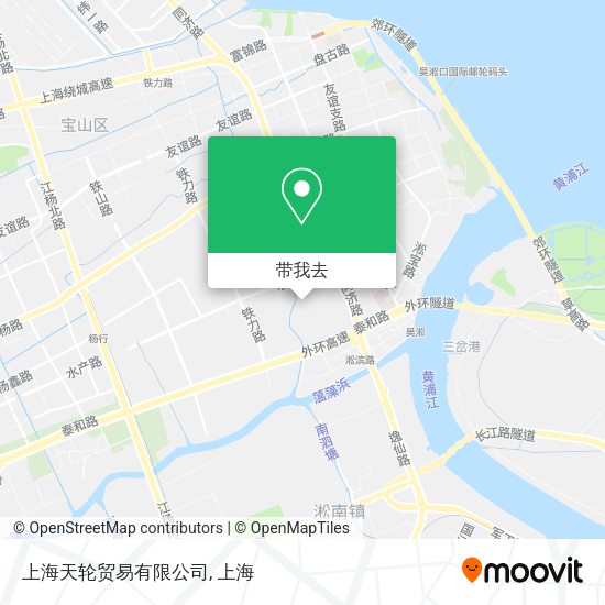 上海天轮贸易有限公司地图