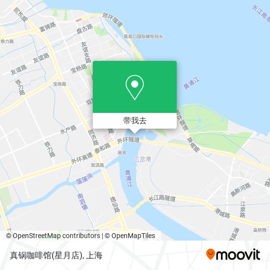 真锅咖啡馆(星月店)地图