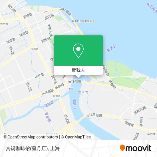 真锅咖啡馆(星月店)地图