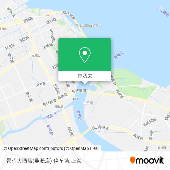 景程大酒店(吴淞店)-停车场地图