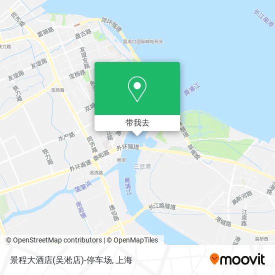 景程大酒店(吴淞店)-停车场地图