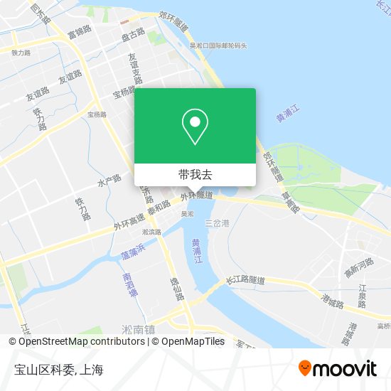 宝山区科委地图