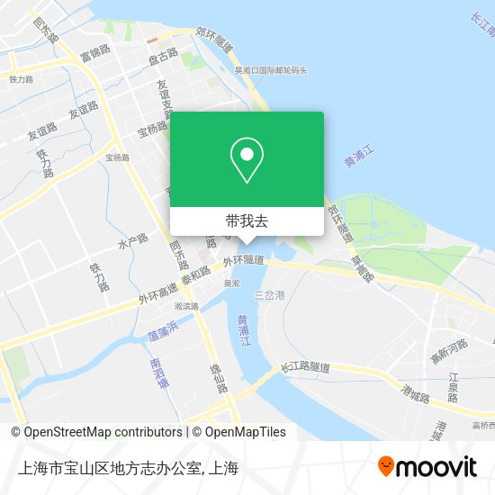 上海市宝山区地方志办公室地图