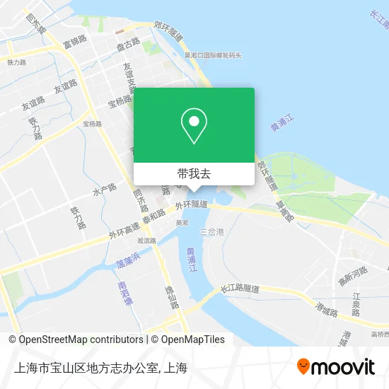 上海市宝山区地方志办公室地图