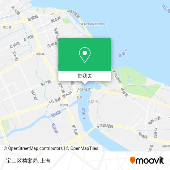 宝山区档案局地图