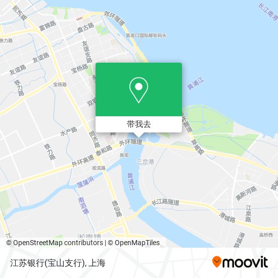 江苏银行(宝山支行)地图