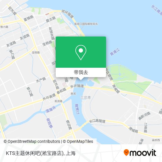 KTS主题休闲吧(淞宝路店)地图