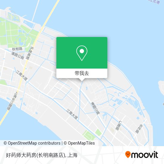 好药师大药房(长明南路店)地图