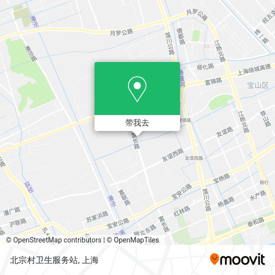 北宗村卫生服务站地图