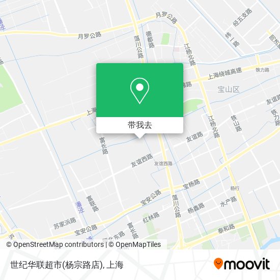 世纪华联超市(杨宗路店)地图