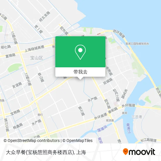 大众早餐(宝杨慧照商务楼西店)地图