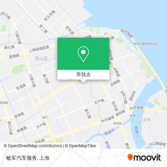 敏军汽车服务地图