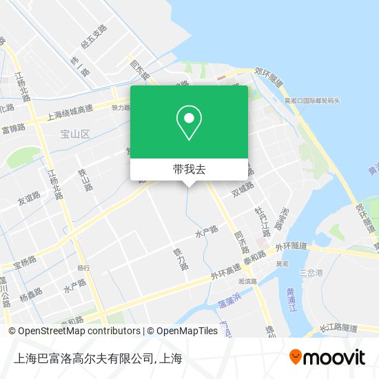 上海巴富洛高尔夫有限公司地图