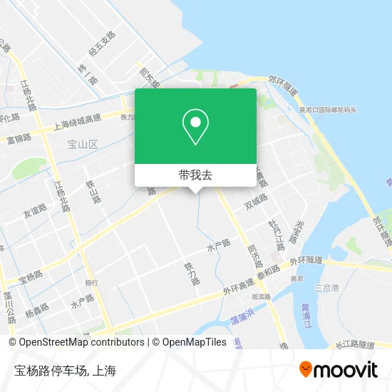宝杨路停车场地图