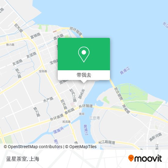 蓝星茶室地图