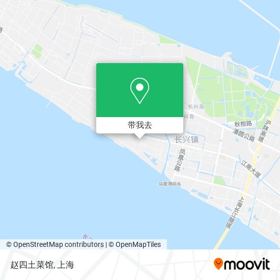 赵四土菜馆地图