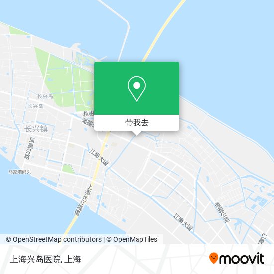上海兴岛医院地图