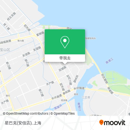 星巴克(安信店)地图