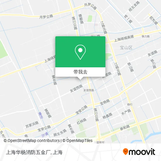 上海华杨消防五金厂地图