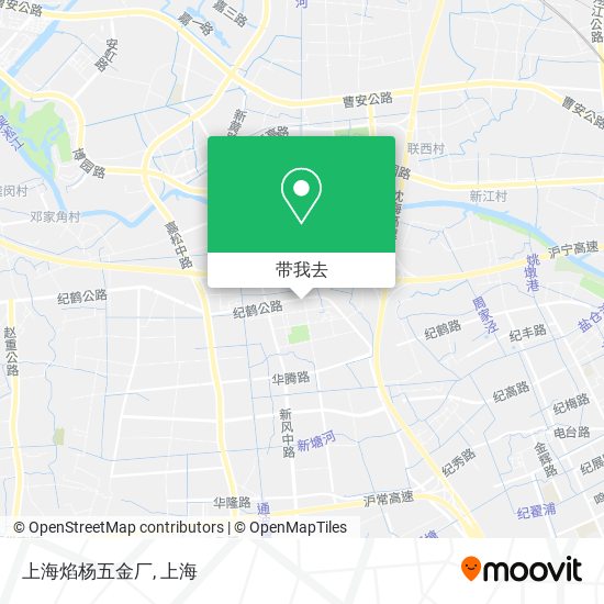 上海焰杨五金厂地图