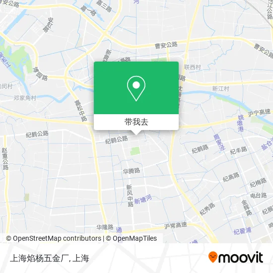 上海焰杨五金厂地图