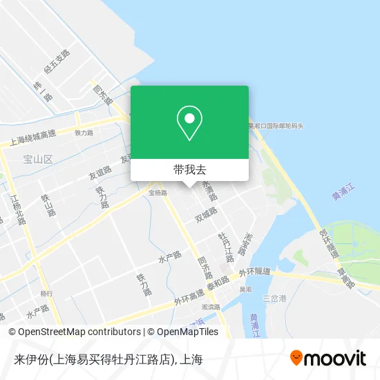 来伊份(上海易买得牡丹江路店)地图