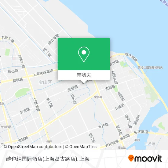 维也纳国际酒店(上海盘古路店)地图