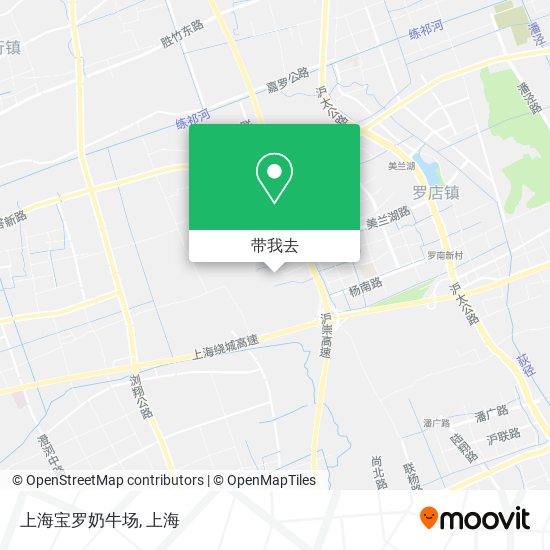 上海宝罗奶牛场地图