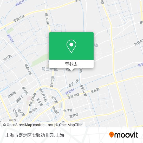 上海市嘉定区实验幼儿园地图