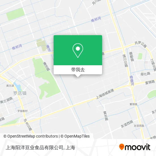 上海阳洋豆业食品有限公司地图