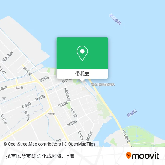 抗英民族英雄陈化成雕像地图